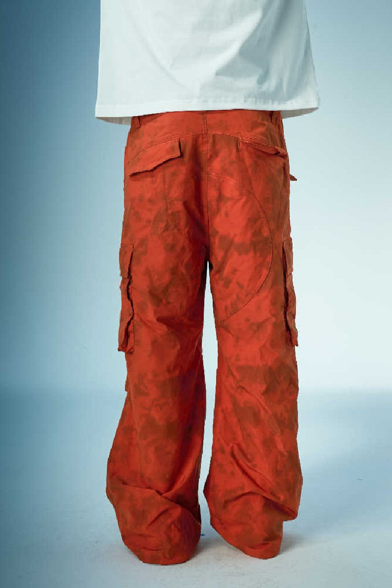 Tie-Dye Pocket Cargo Pants