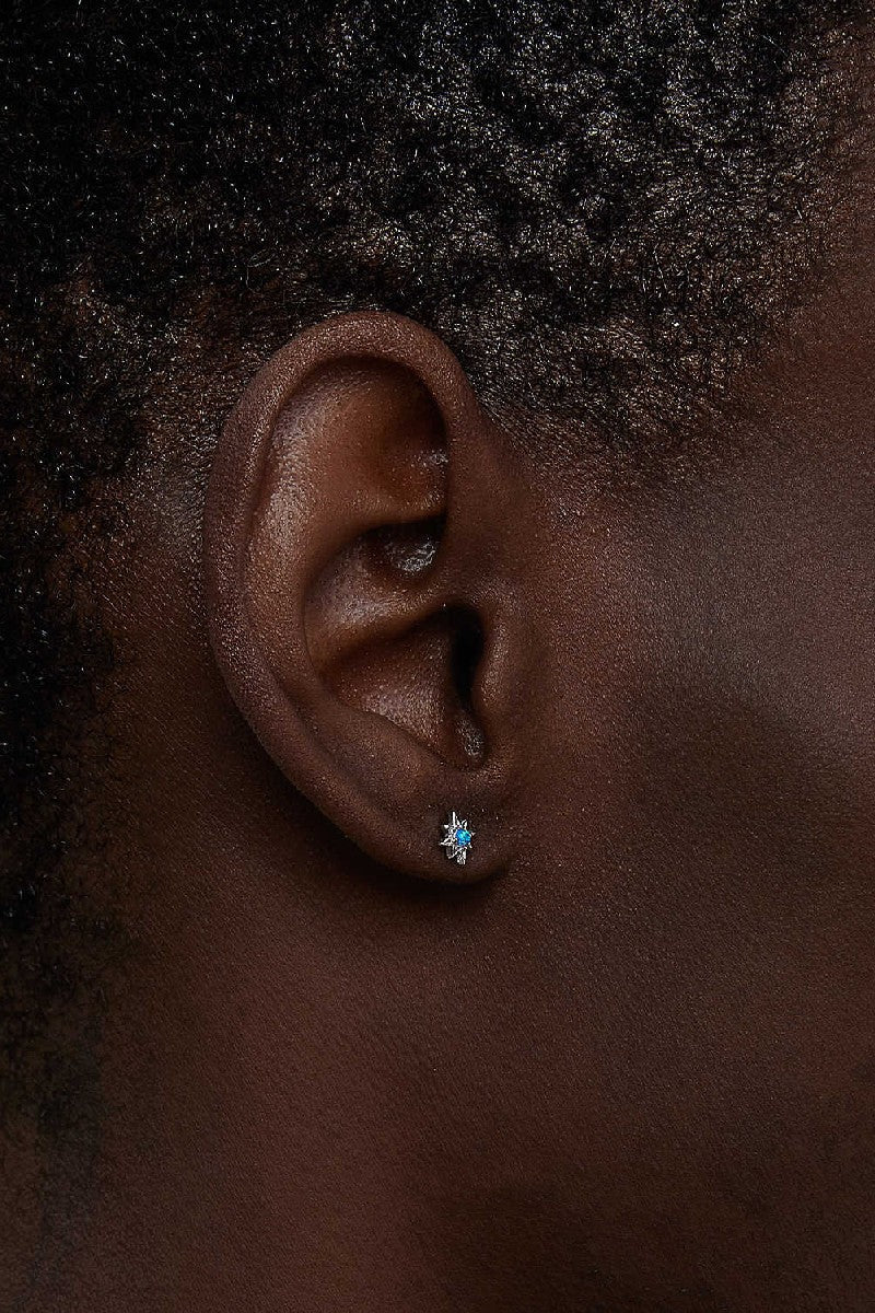 Opal Starburst Stud Earrings