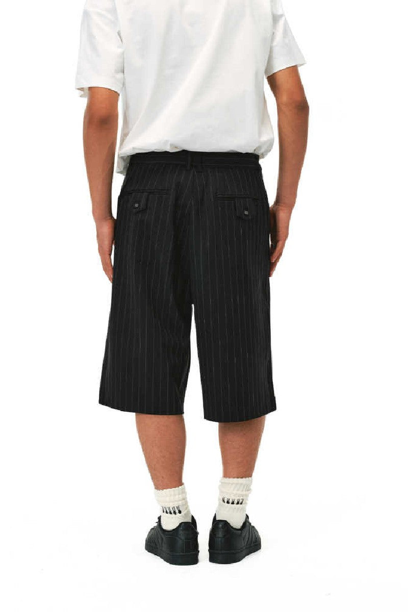 Pinstripe Suit Shorts