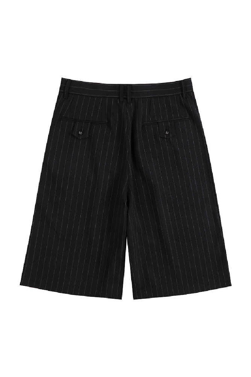 Pinstripe Suit Shorts