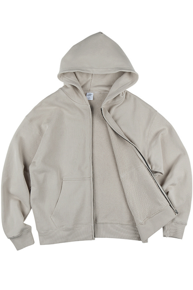 Heavy Zip-Up Hoodie