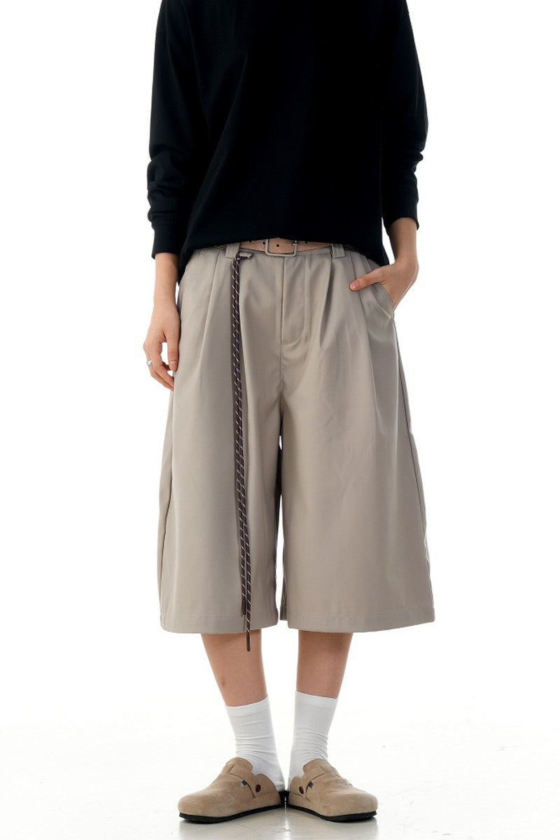 Apricot Pleated Shorts
