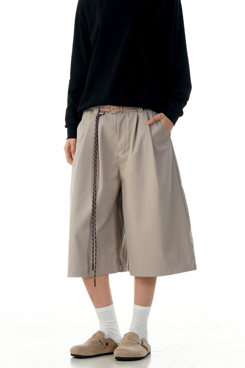 Apricot Pleated Shorts