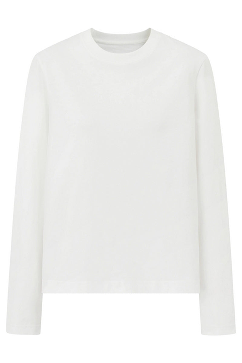 Brushed Cotton Long Sleeve Tee