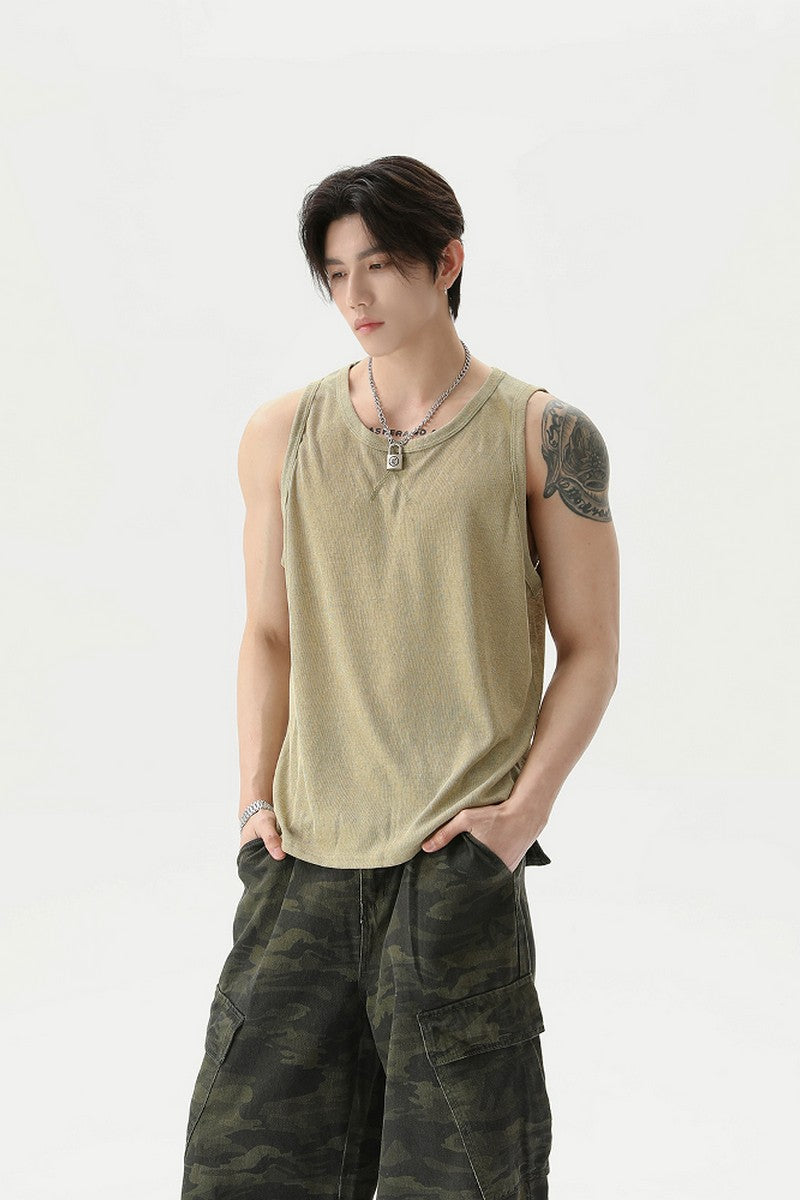 Vintage Sleeveless Pullover Vest