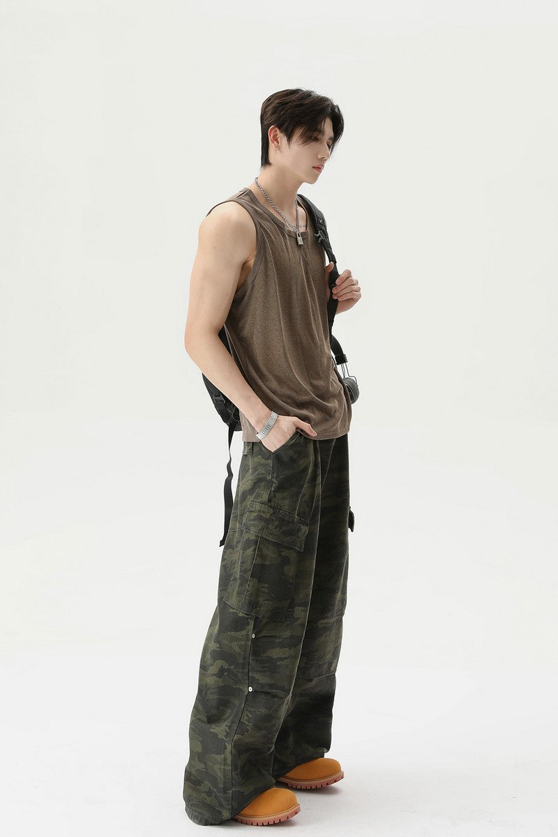 Vintage Sleeveless Pullover Vest
