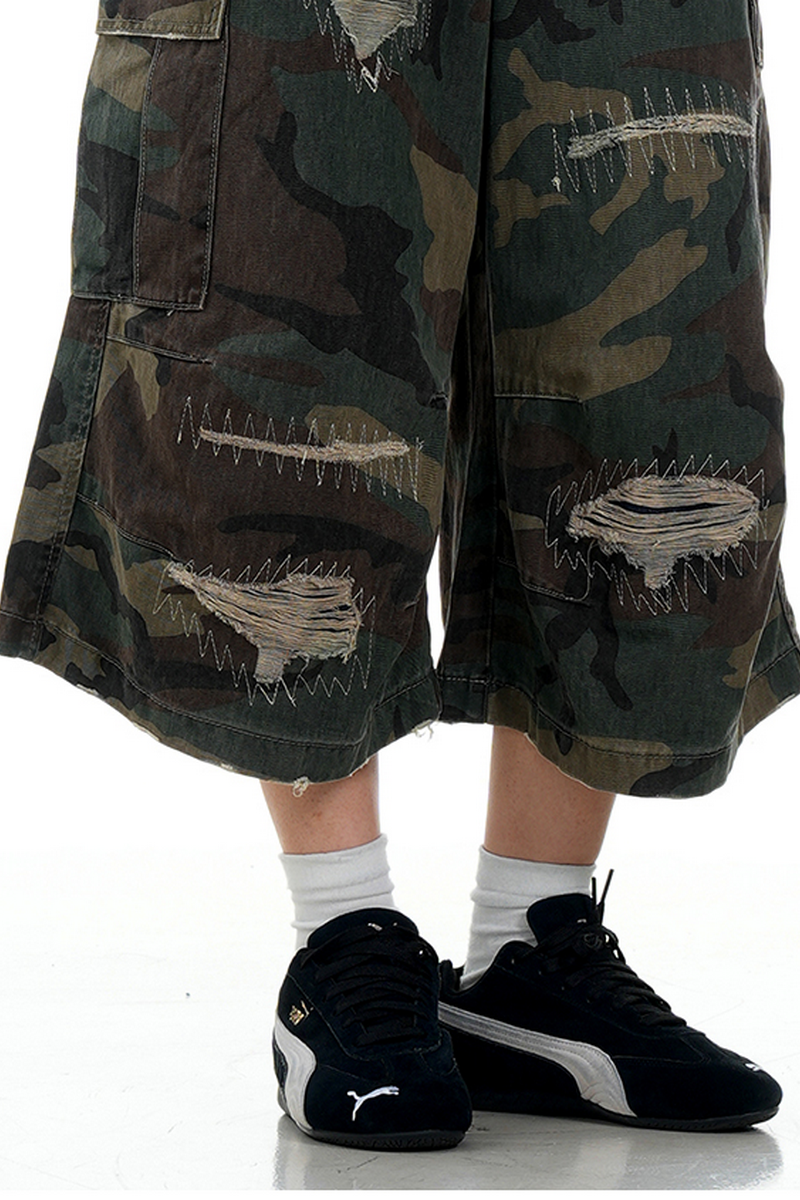 Camo Cargo Shorts