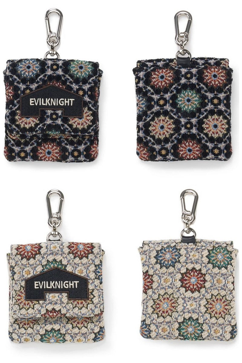 Jacquard Mandala Coin Pouch