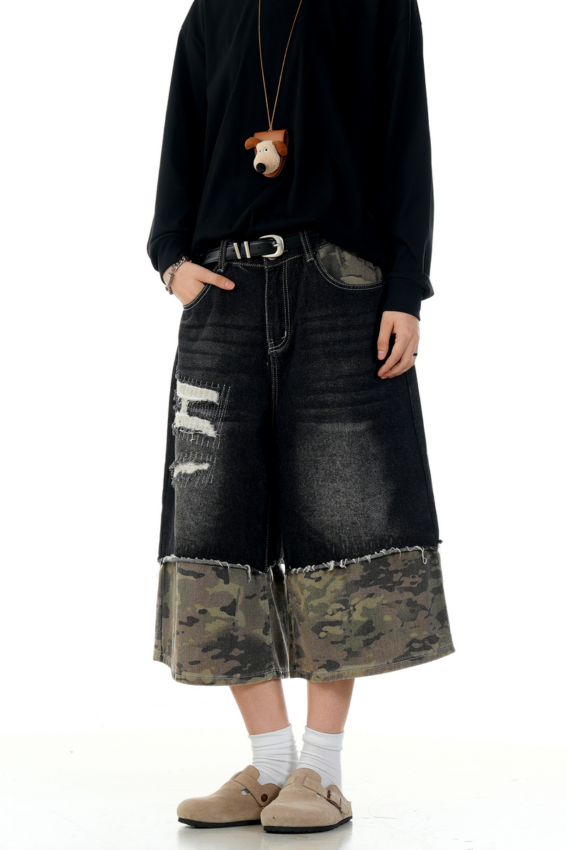 Camo Patch Jorts