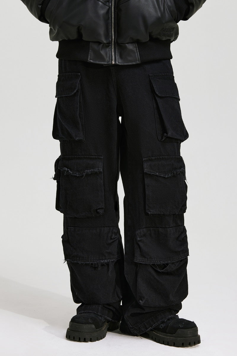 Multi Pocket Cargo Jeans