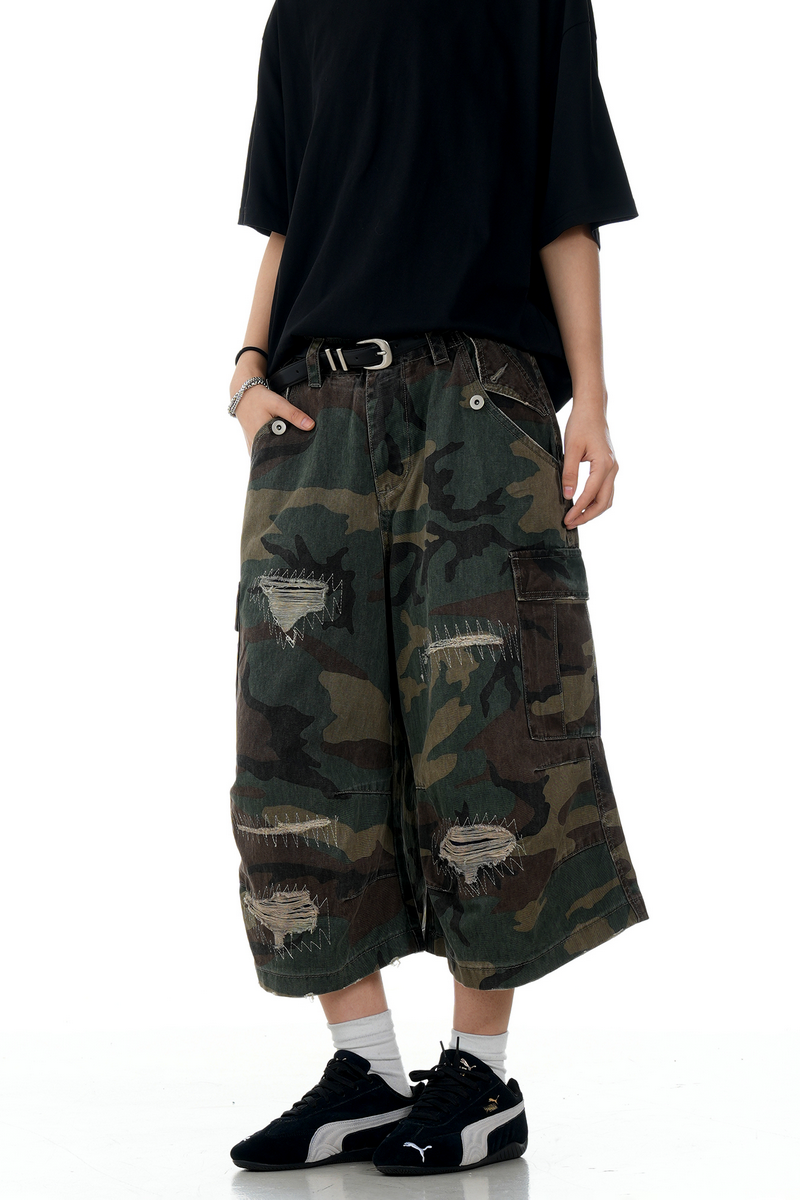 Camo Cargo Shorts