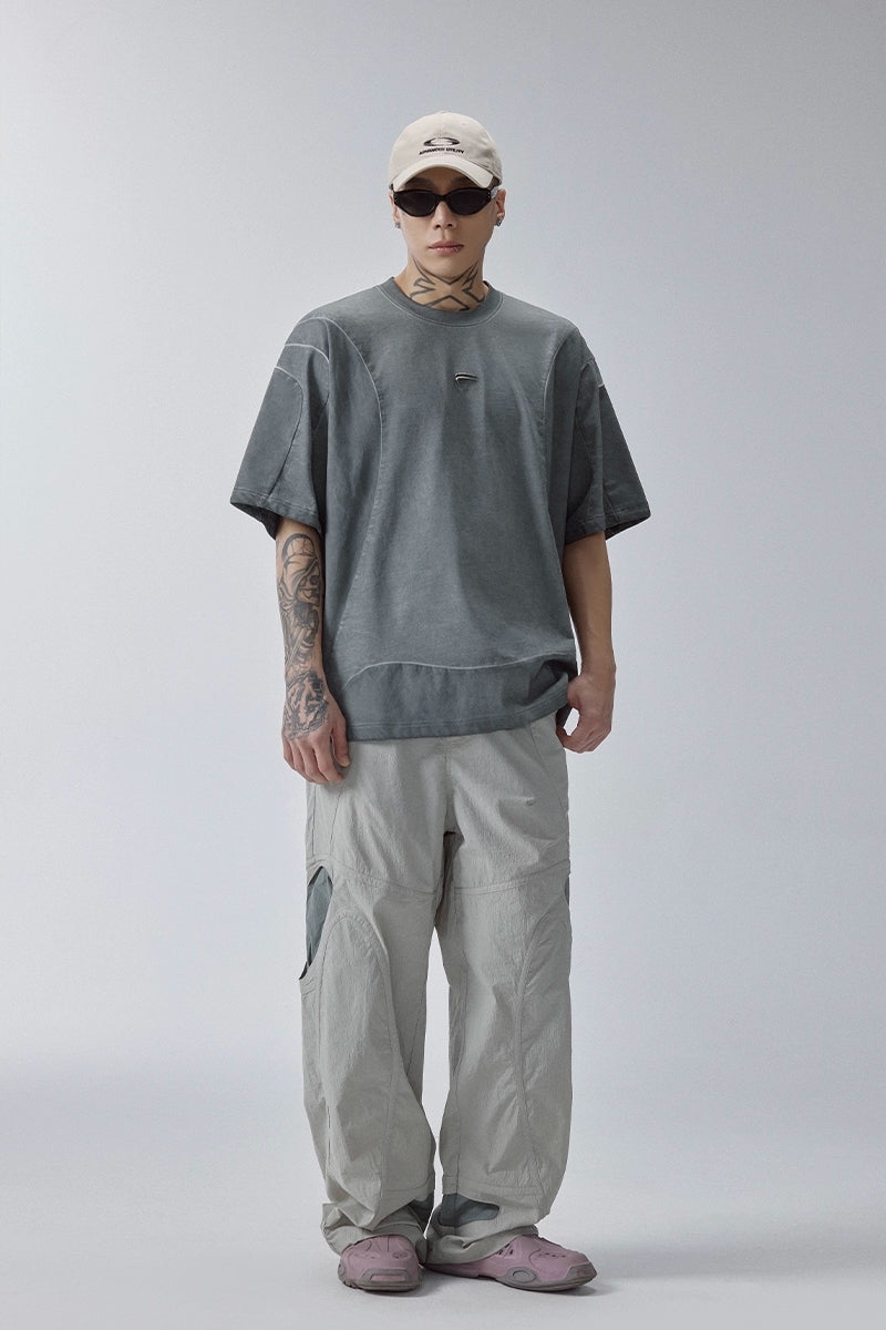 Color Block Cargo Pants