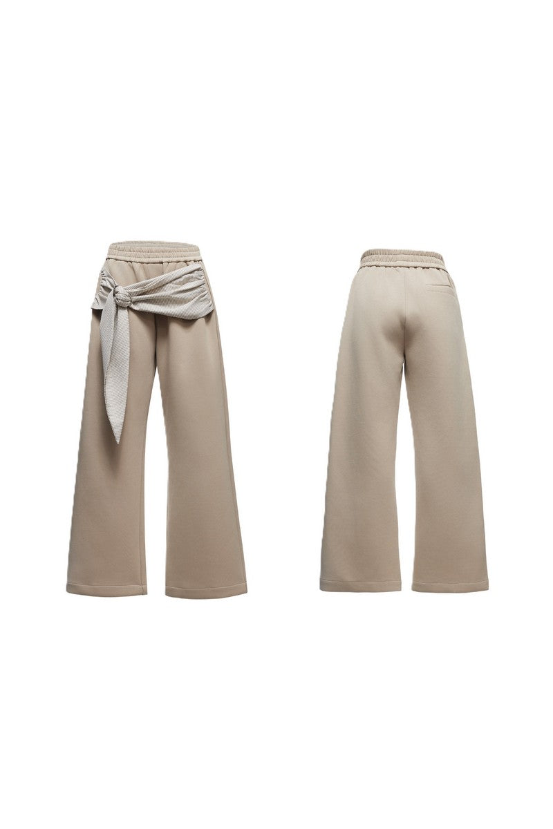 Houndstooth Bow Sweatpants