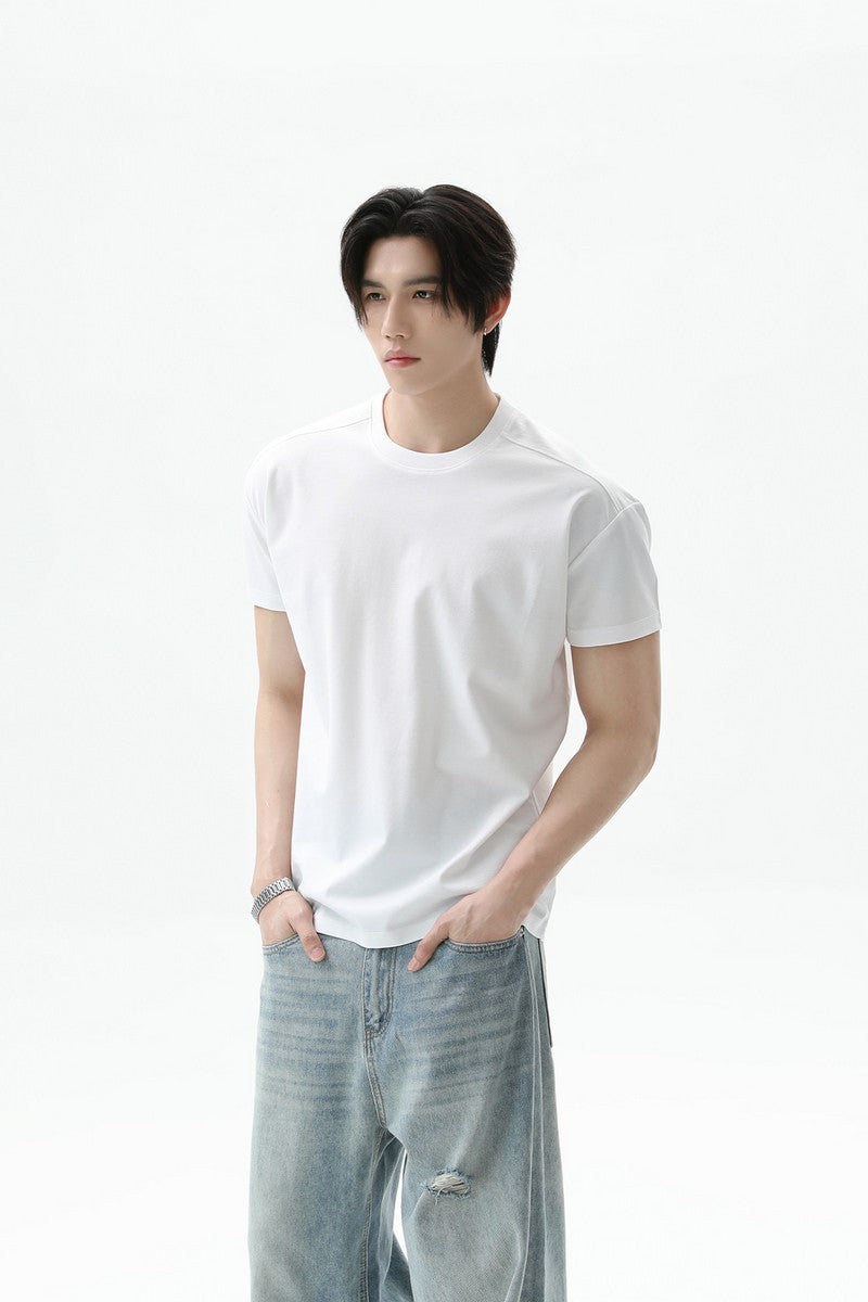 Tencel Boxy Fit Short Sleeve Tee
