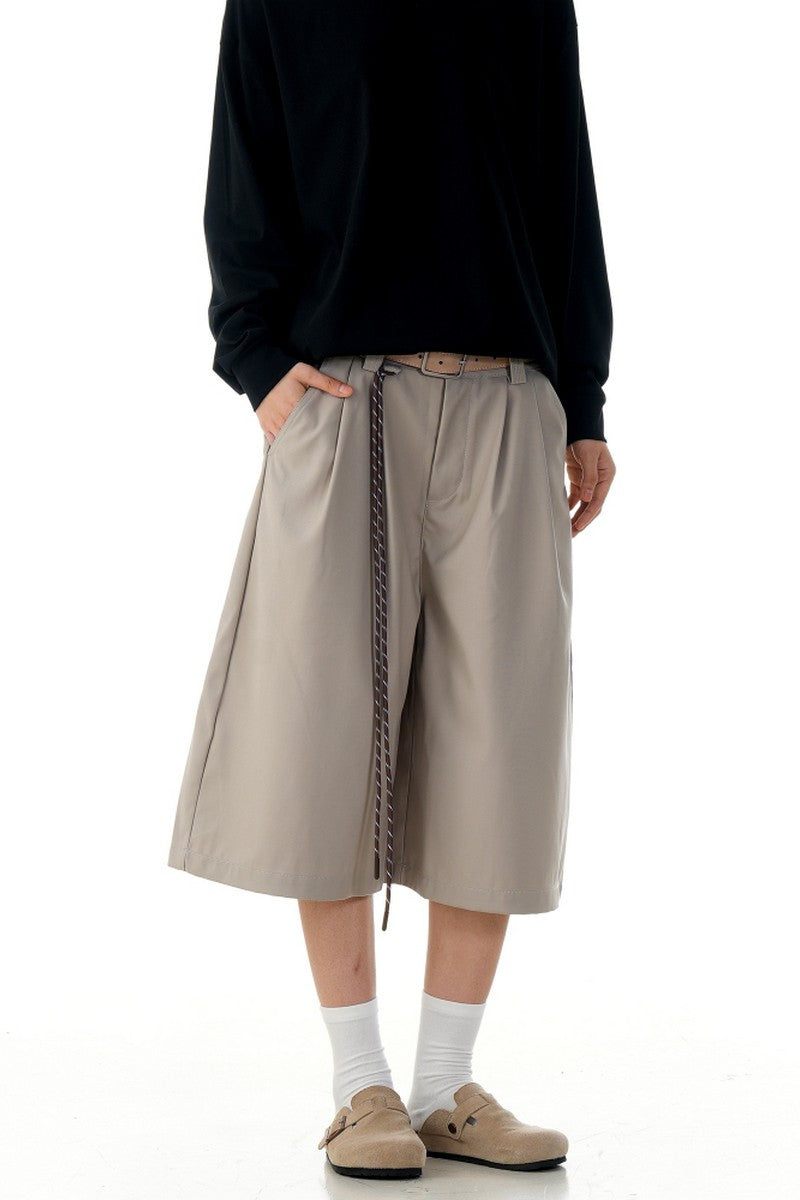 Apricot Pleated Shorts