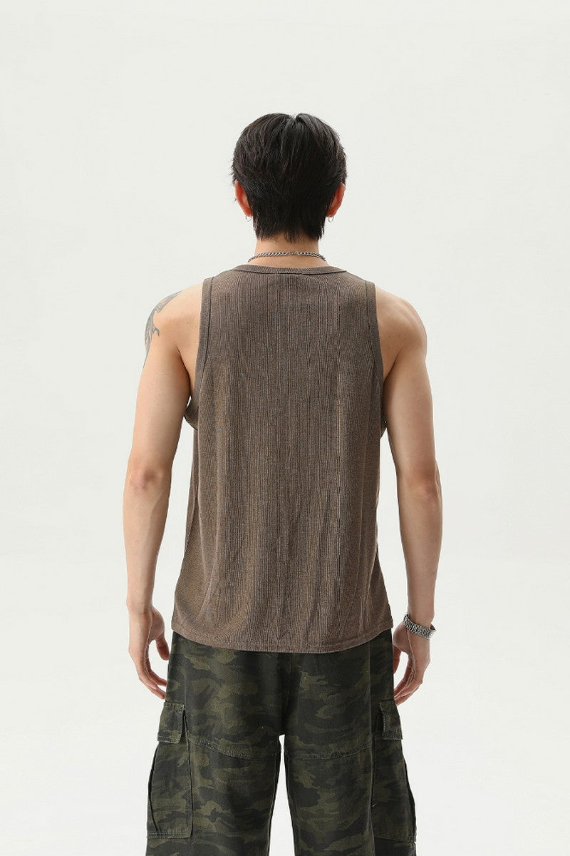 Vintage Sleeveless Pullover Vest