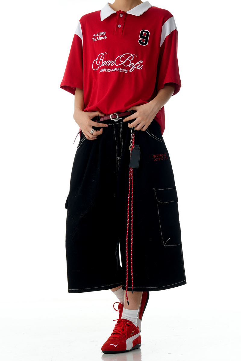 Black Cargo Shorts