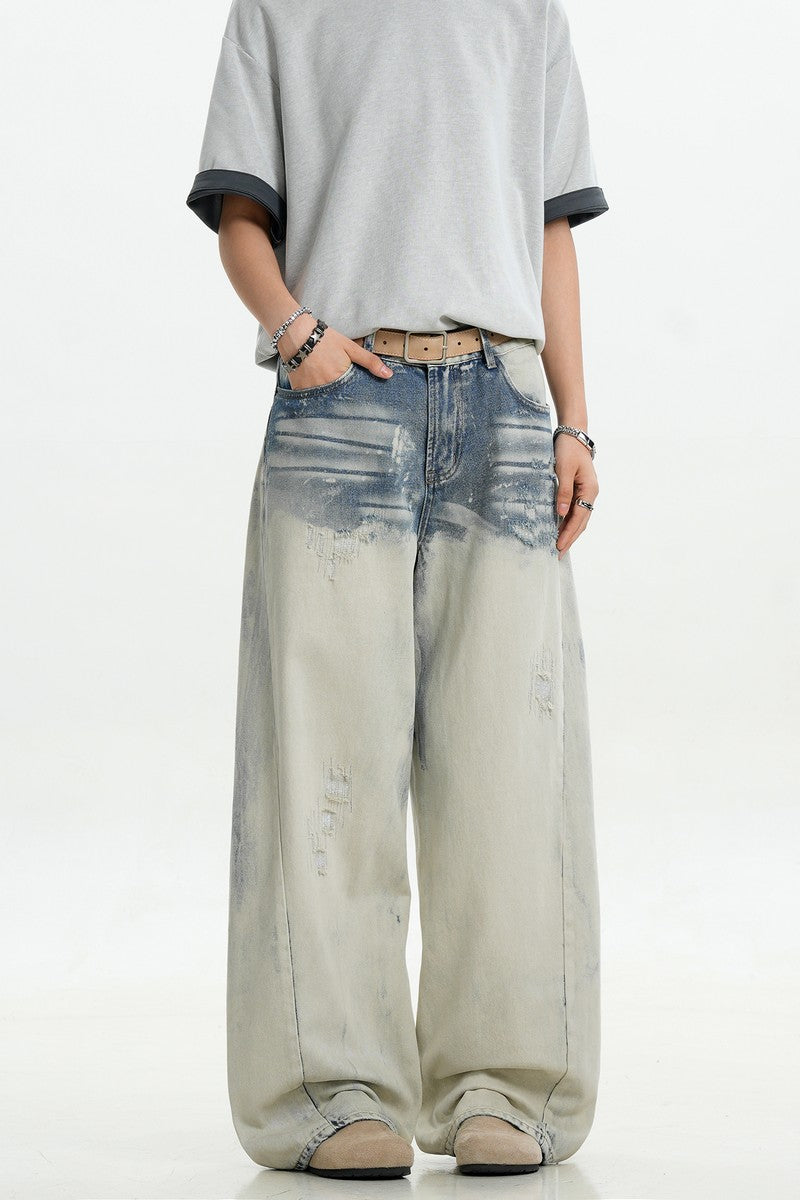 Gradient Cloud Blue Jeans