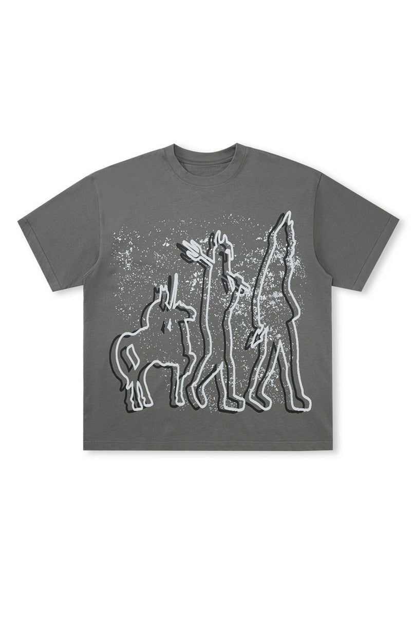 Ink Splash Graphic Street Tee