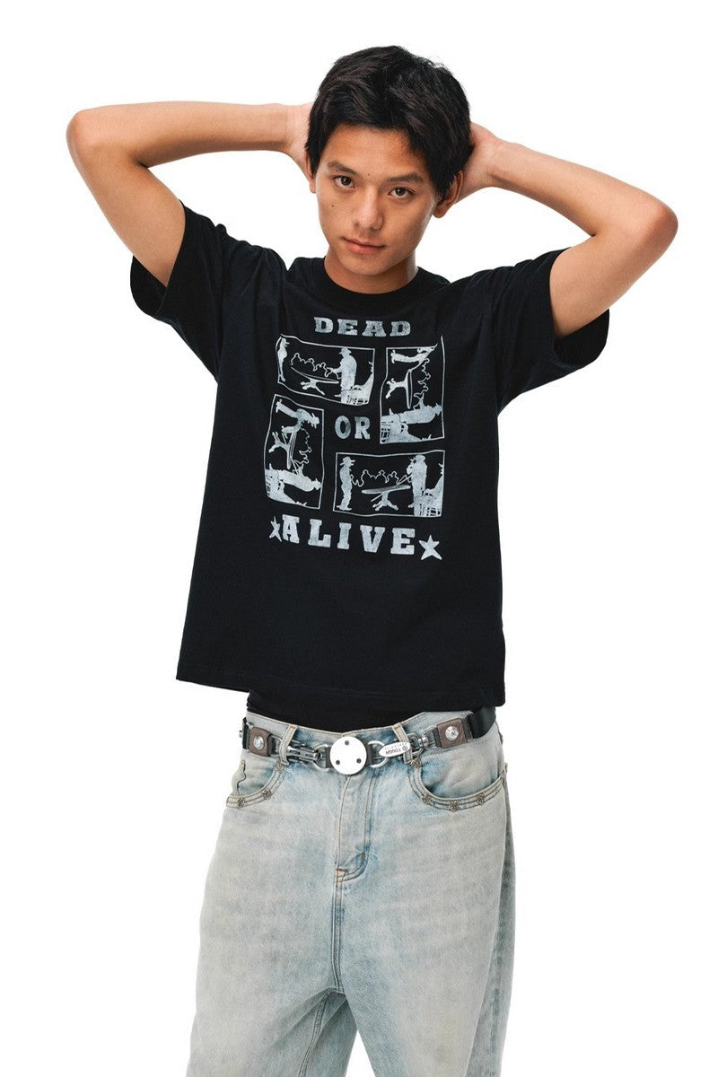Graphic Dead or Alive Tee