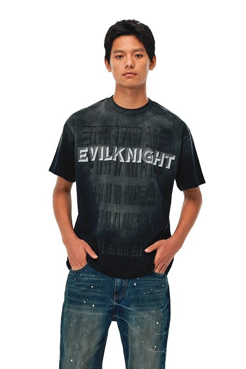 Vintage Washed Allover Print Tee