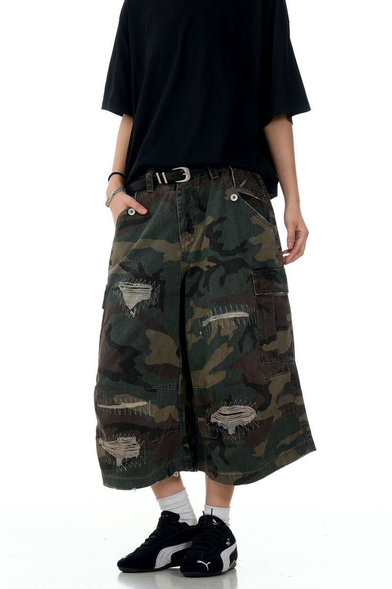 Camo Cargo Shorts