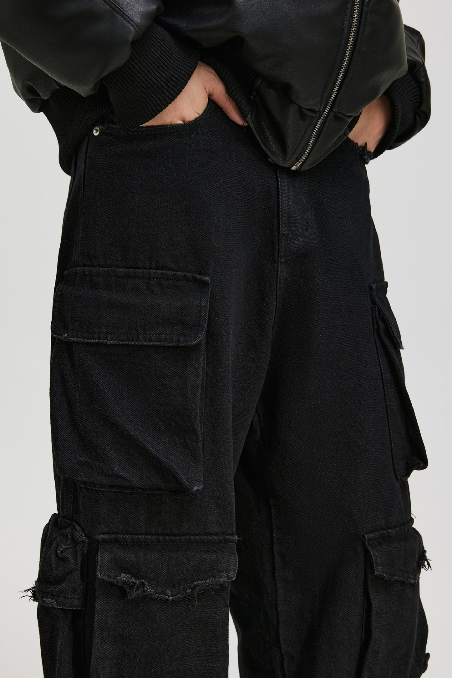 Multi Pocket Cargo Jeans