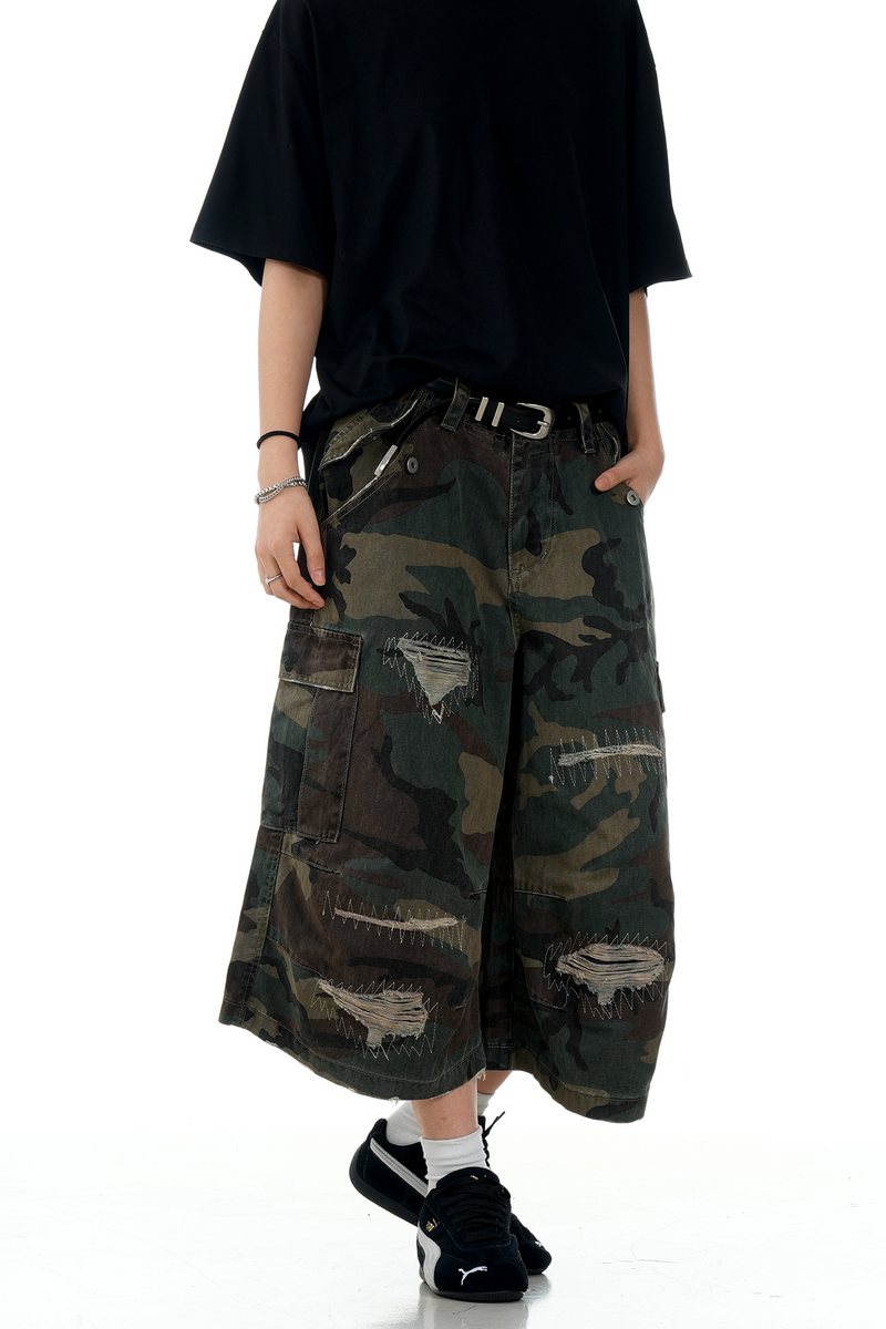 Camo Cargo Shorts