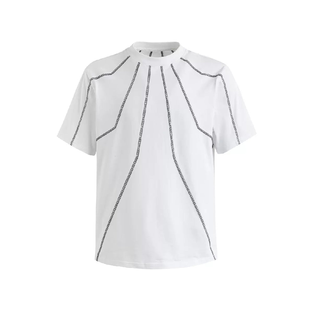 Cotton Radiant Stitch Short Sleeve Tee