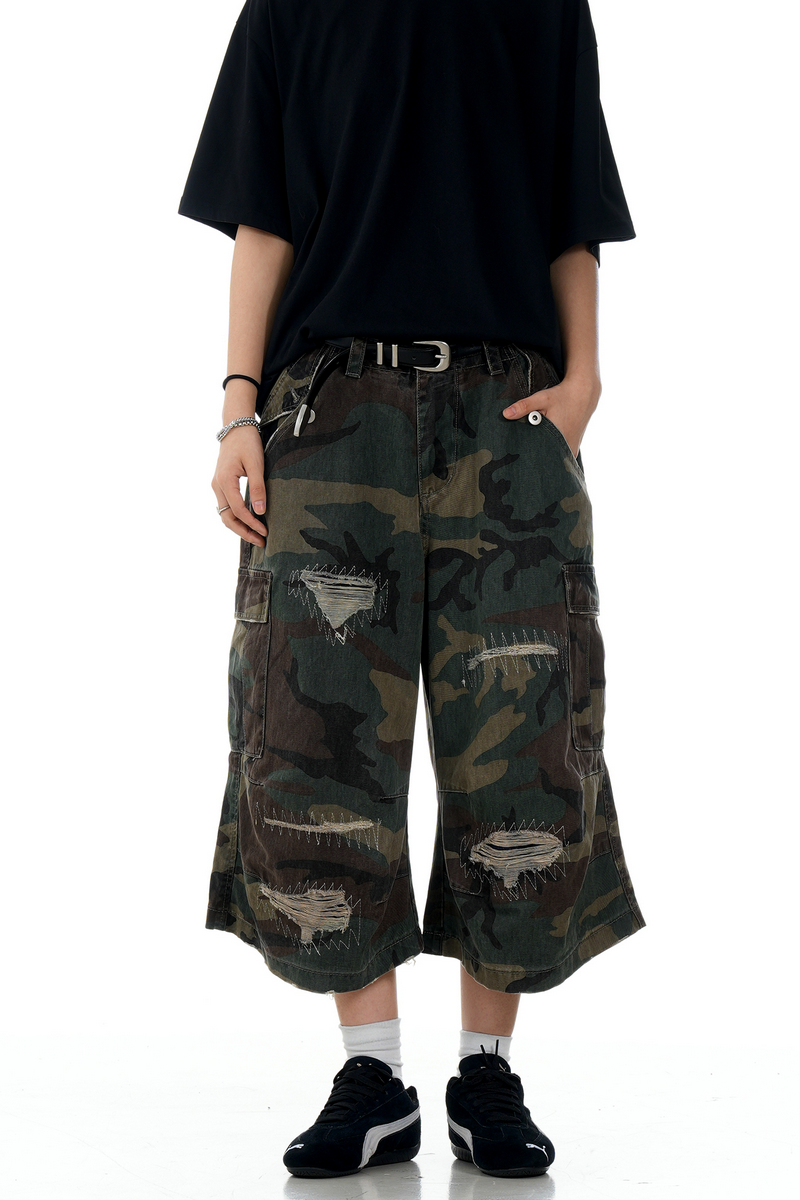 Camo Cargo Shorts