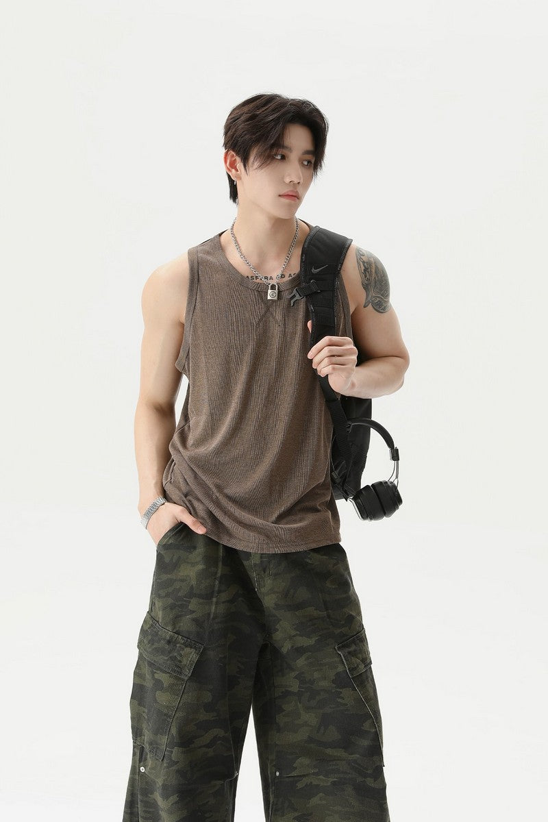 Vintage Sleeveless Pullover Vest