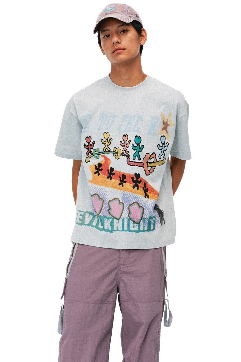 Colorful Graffiti Graphic Tee