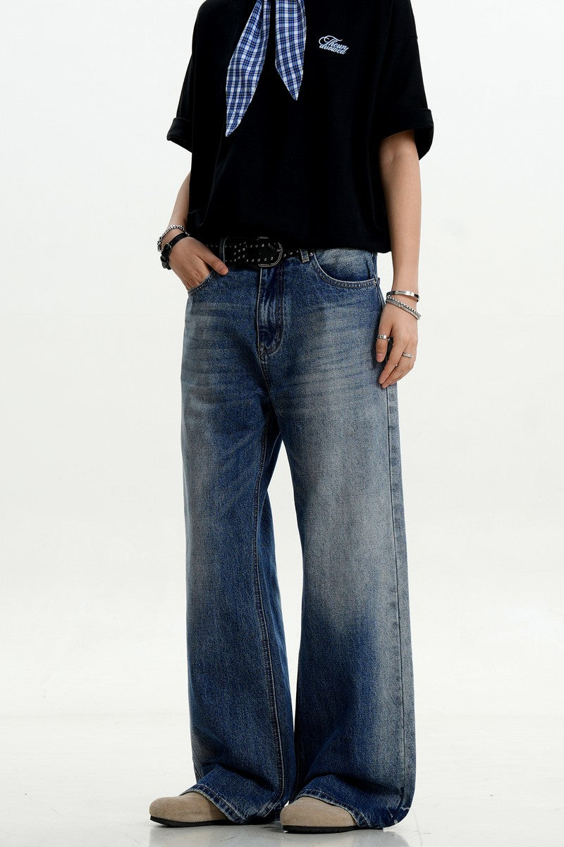 Blue Washed Cleanfit Jeans