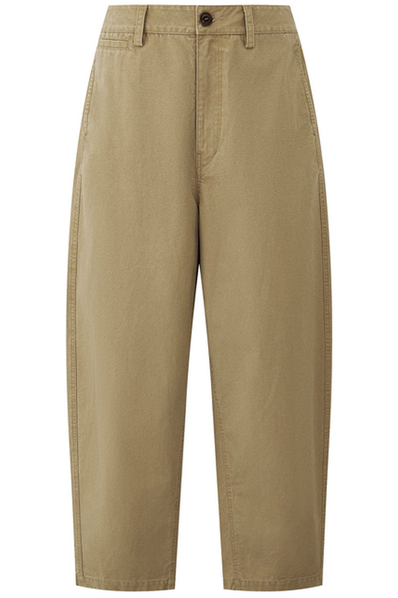 Vintage Cotton Banana Wide-Leg Pants