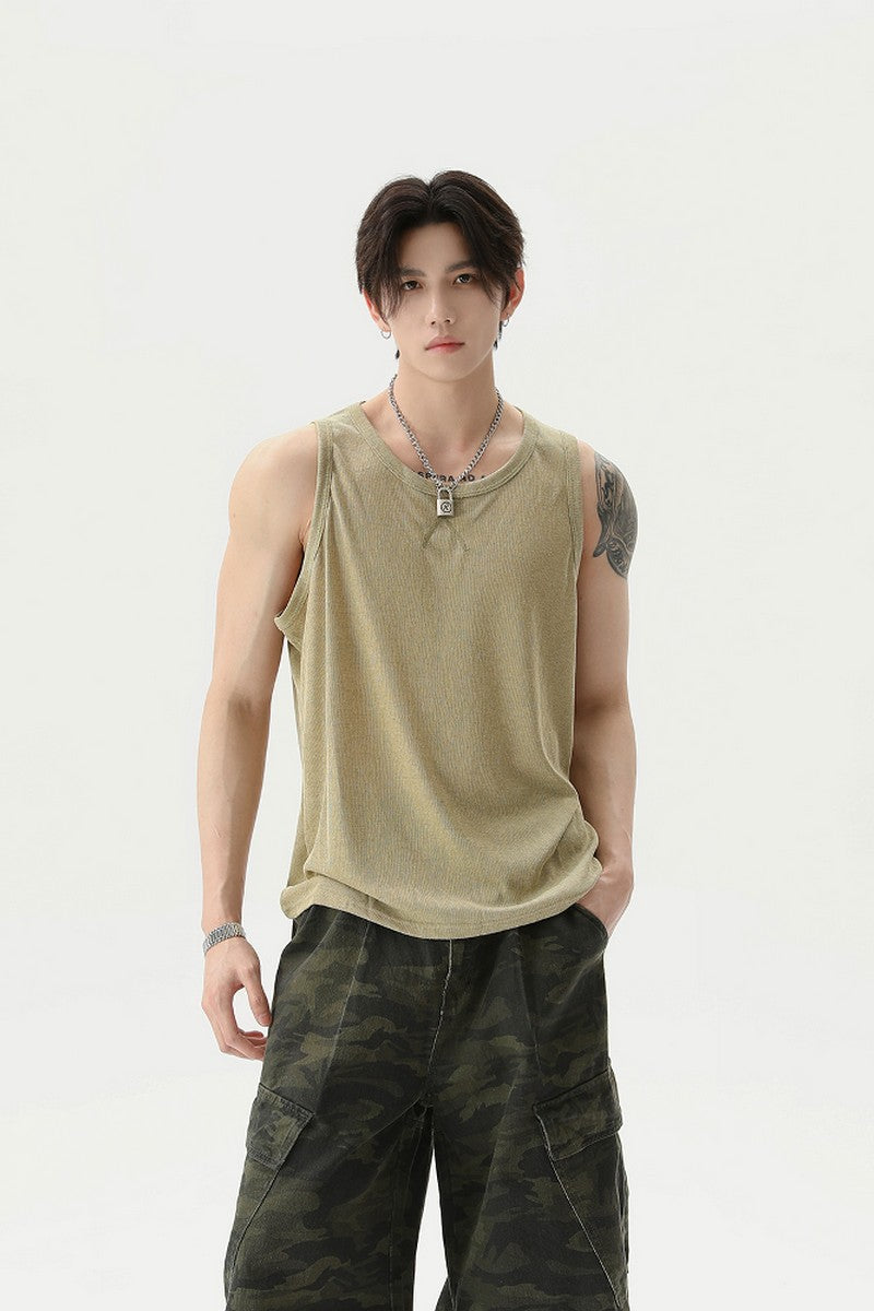 Vintage Sleeveless Pullover Vest
