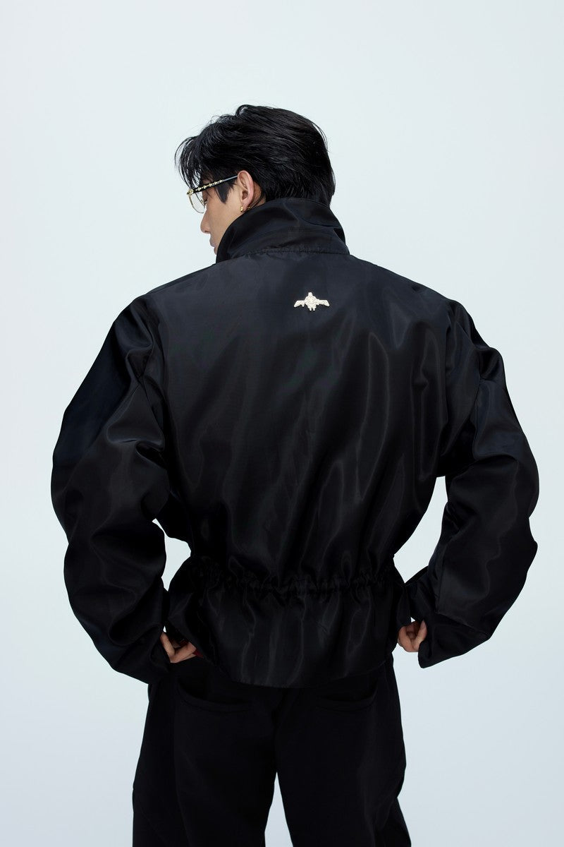 Glossy Cropped Jacket