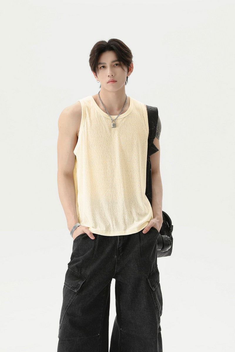 Vintage Sleeveless Pullover Vest
