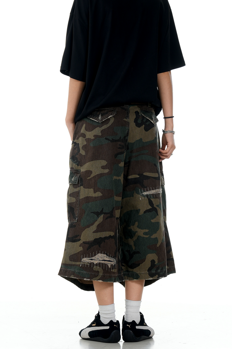 Camo Cargo Shorts