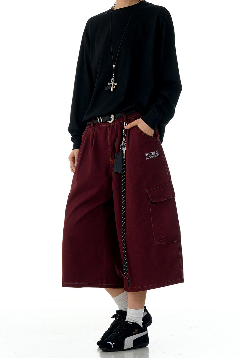 Black Cargo Shorts