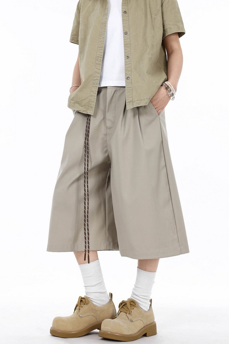 Apricot Pleated Shorts