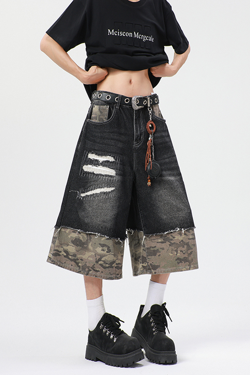 Camo Patch Jorts