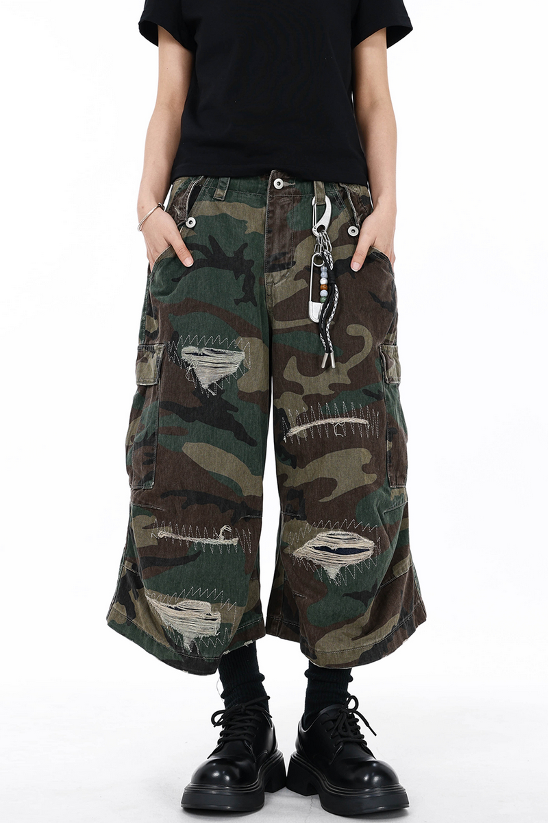 Camo Cargo Shorts