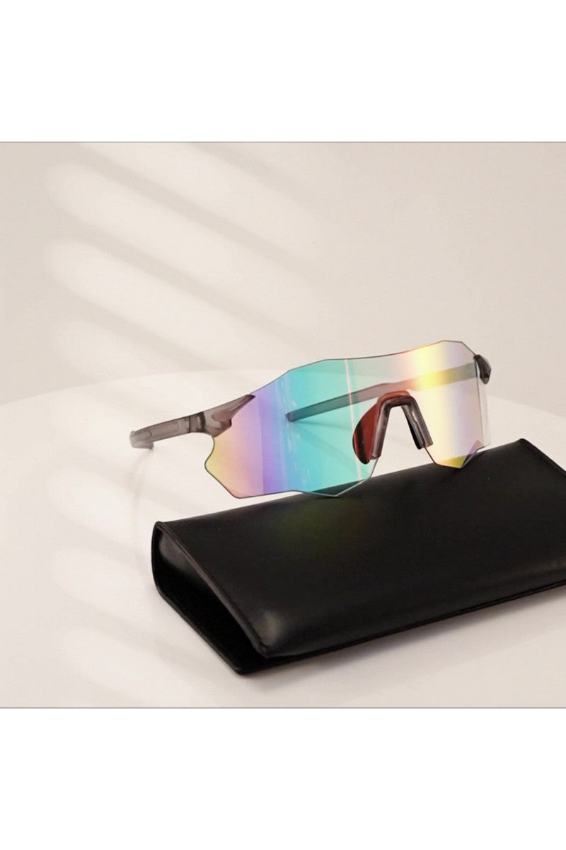 Frameless Photochromic Sport Sunglasses