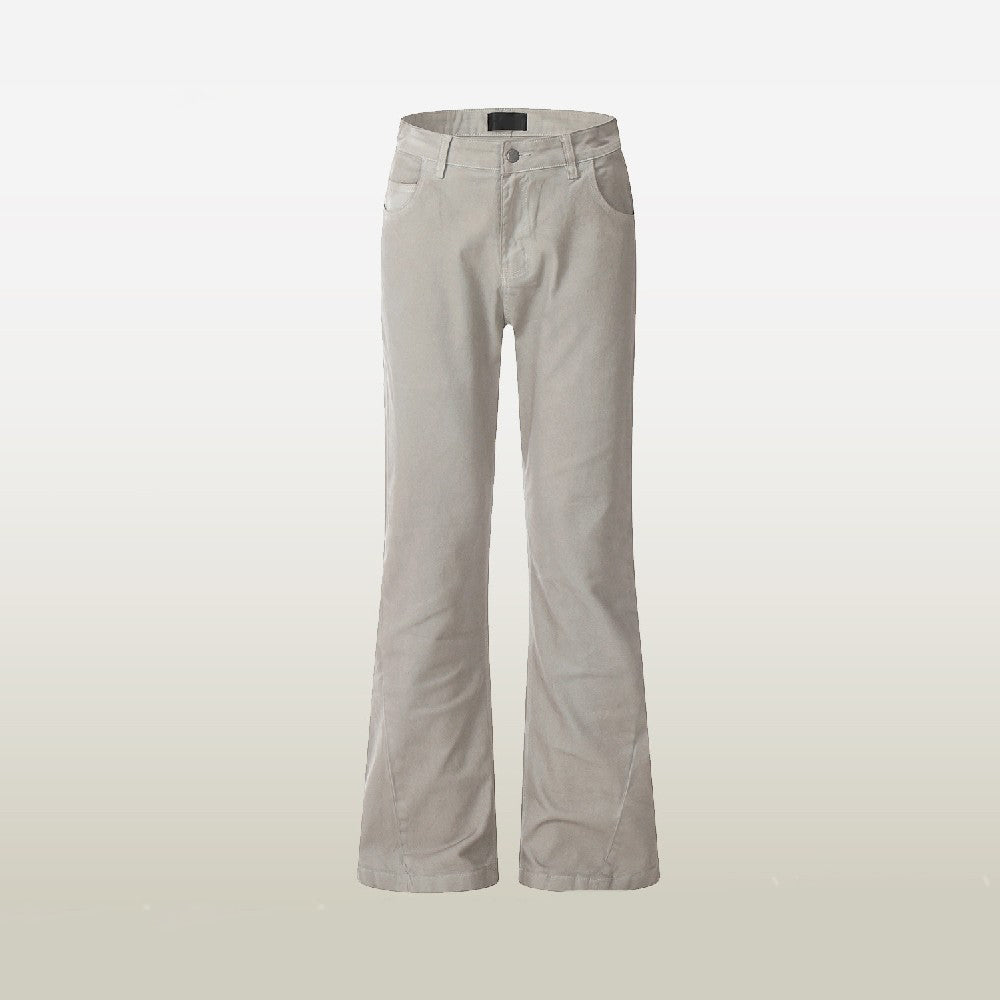 Flared Light Trousers