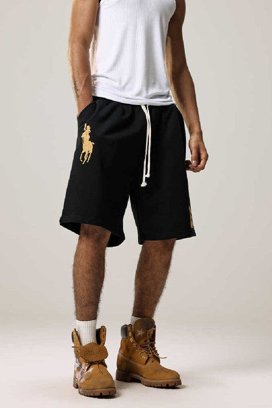Embroidered Relaxed Fit Shorts