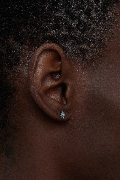 Opal Starburst Stud Earrings