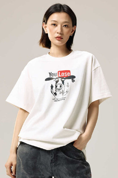 Parody Cow Graphic Tee