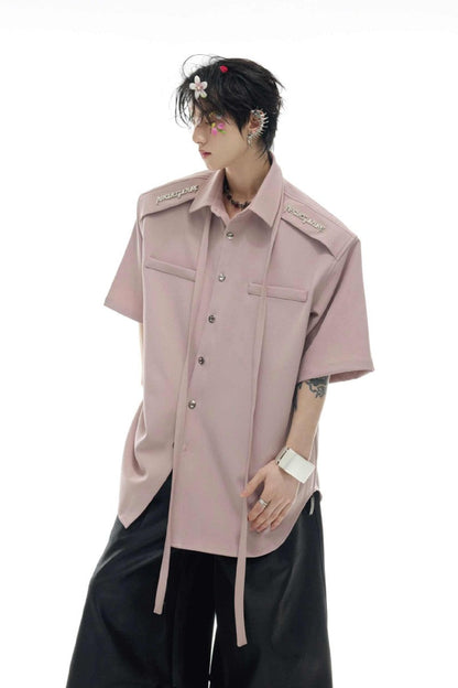 Ribbon Detail Shirt Tee