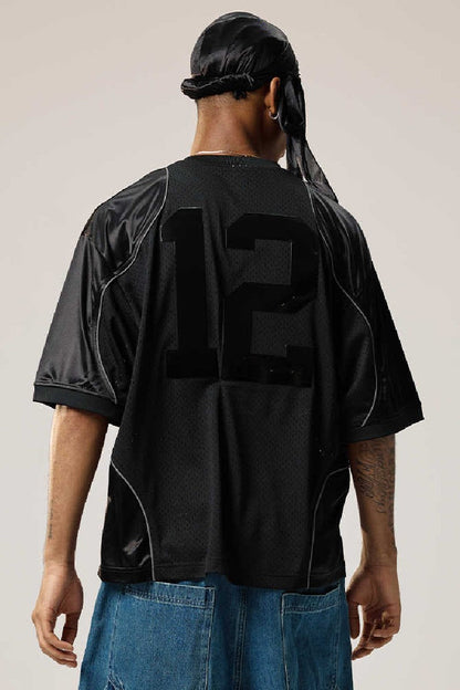 Mesh Panel Hockey Jersey Tee