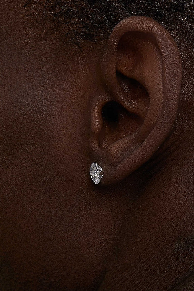 Four Claw Diamond Earrings